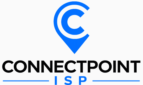 ConnectPoint ISP logo featuring a blue location pin shaped like the letter C above the company name. Independent connectivity resource helping residents, businesses, and property managers compare fiber, broadband, wireless internet, mobile services, and affordability programs in Granada Hills, the San Fernando Valley, and Ventura County.